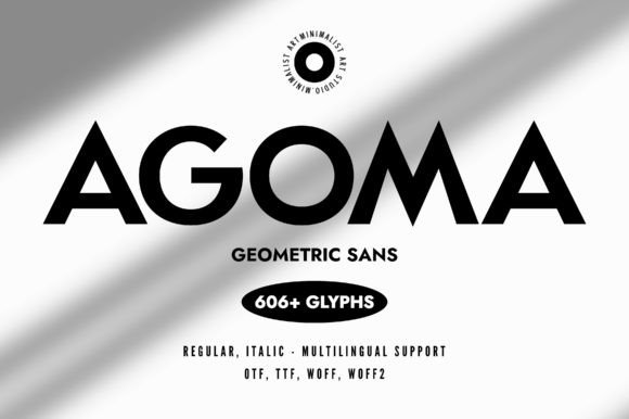 Agoma: The Geometric Sans Serif for Modern Design