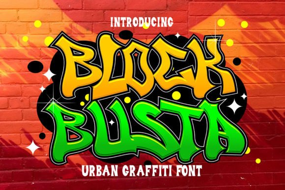 Block Busta: The Edgy Urban Font for Bold Designs