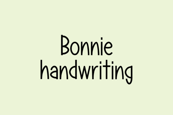 Bonnie: The Friendly Font That Feels Like a Warm Handshake