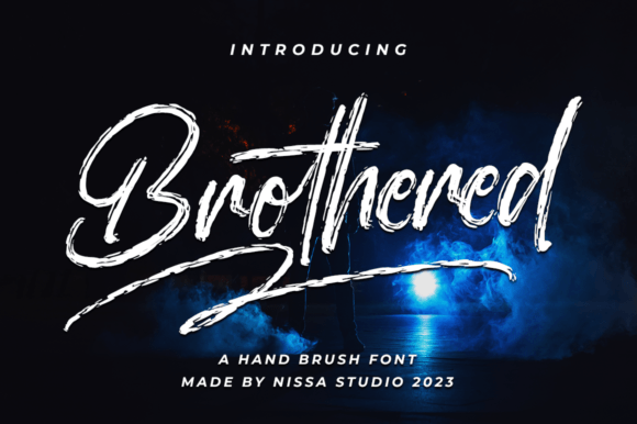 Brothered: A Bold Handwritten Brush Font for Modern Designs