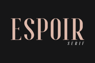 Espoir: A Modern Serif for Professional and Creative Projects