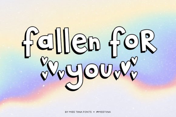 Fallen for You: A Display Font with Heart