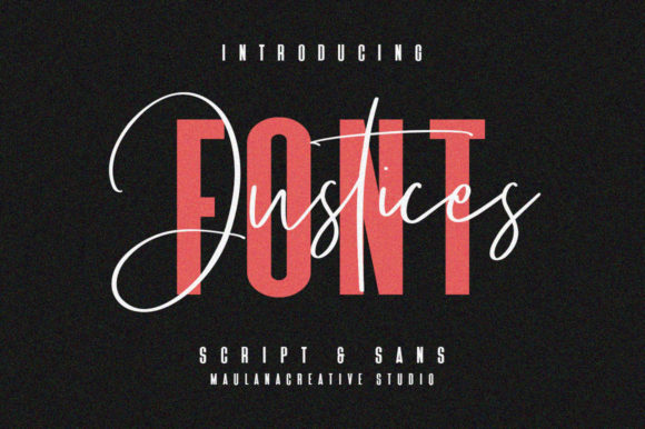 Justices: The Bold Font Pairing for Modern Designers