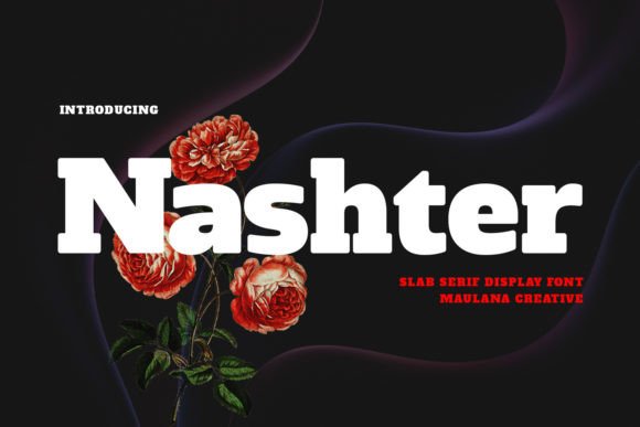 Nashter: A Slab Serif That Commands Attention