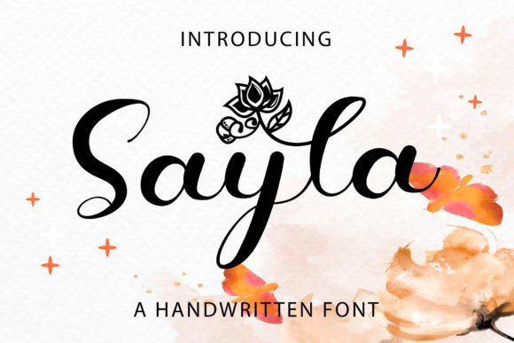 Sayla: A Script Font for Modern, Elegant Branding