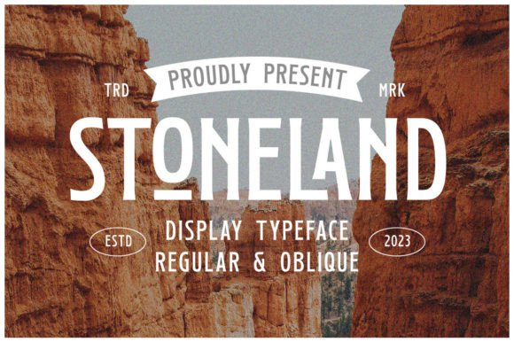 Stoneland: A Timeless Display Font for Vintage Charm