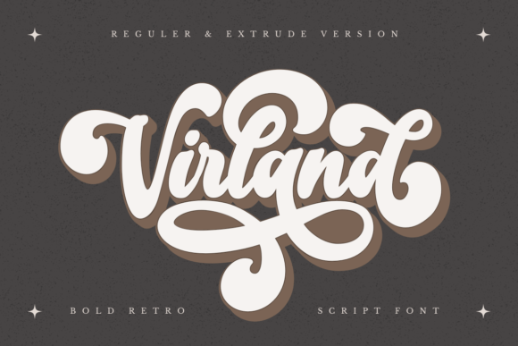 Virland: A Bold Handwritten Script for Memorable Design