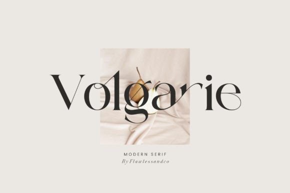 Volgarie: A Modern Serif with a Distinctive Edge