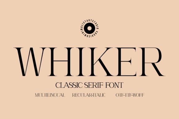 Whiker: Where Minimalist Serifs Meet Maximum Impact