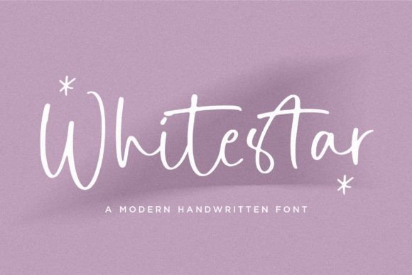 Whitestar: The Modern Handwritten Font for Authentic Design